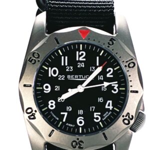 Bertucci A-2TR Field Pro, Black dial - New Blacked Out Nylon Band